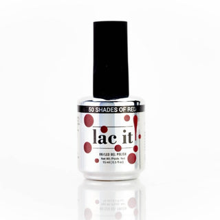 En Vogue Lac It! [50 Shades of Red] 100% gel nail polish bottle